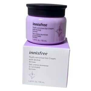 Innisfree Youth-Enriched Gel Cream With Orchid 1.69 Fl Oz 50ml New Exp 9/2026